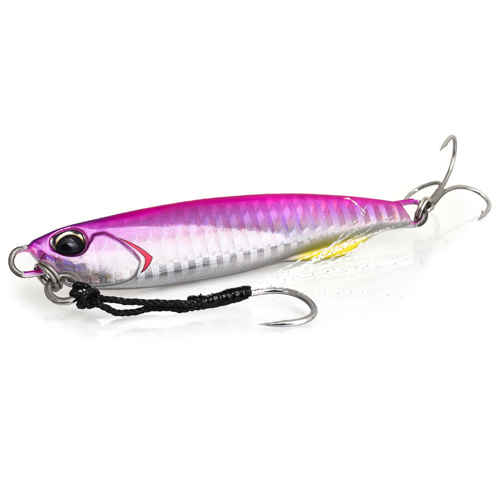Isca de arremesso tipo jig duo drag metal cast slim 30g
