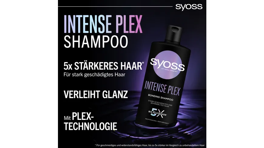 syoss Intense Plex Bonding Shampoo 440 ml