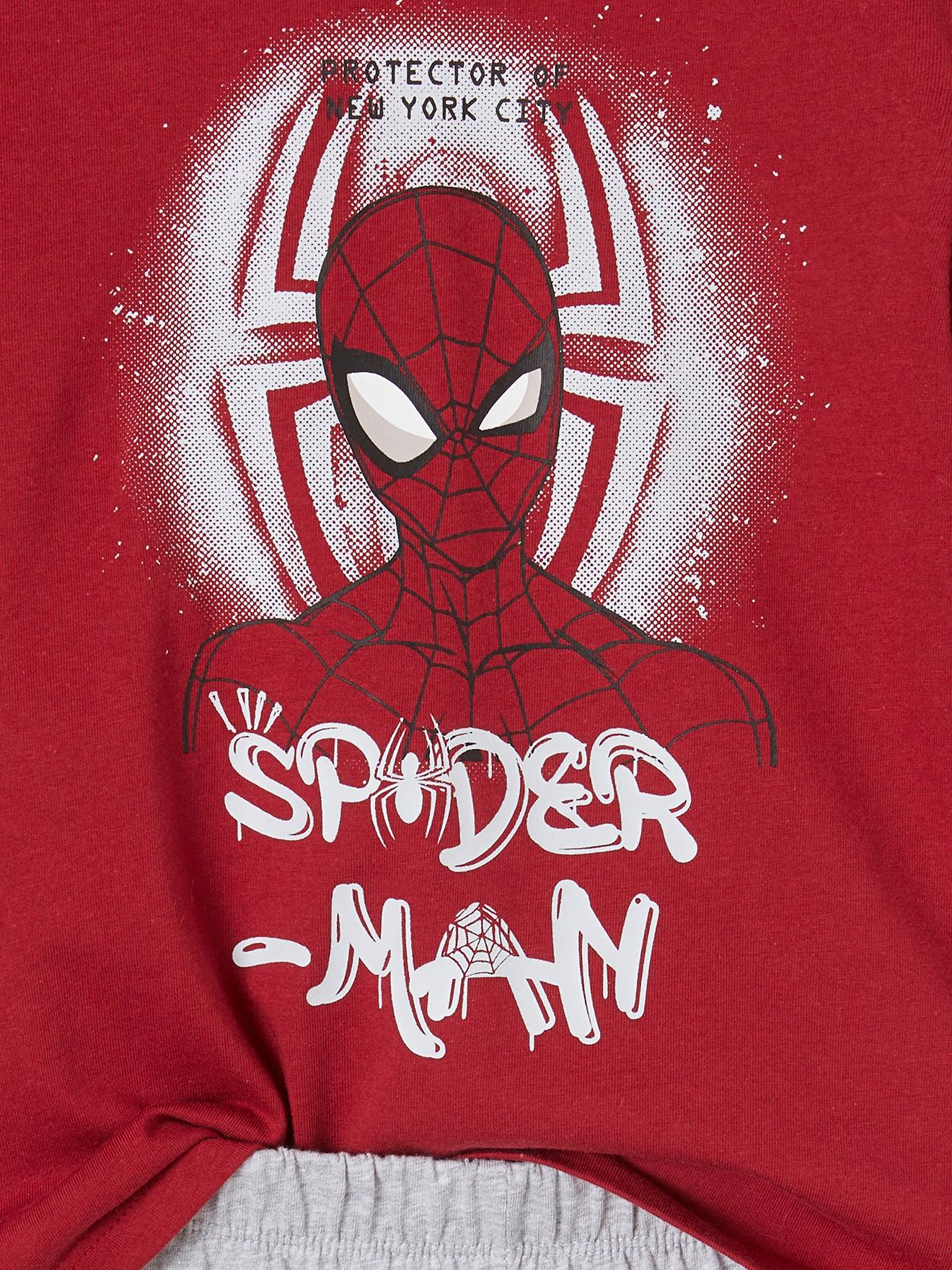 Marvel Kurzer Kinder Schlafanzug MARVEL SPIDERMAN - rot