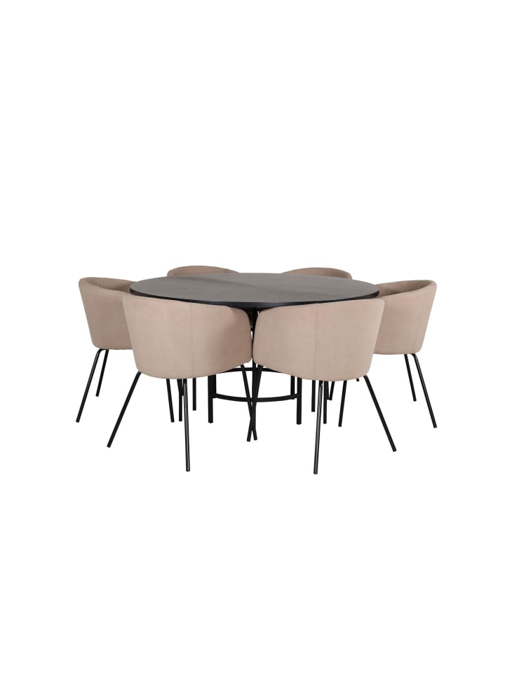 ebuy24 Essgruppe Copenhagen 1 Khaki 140 x 140 cm günstig kaufen onesize