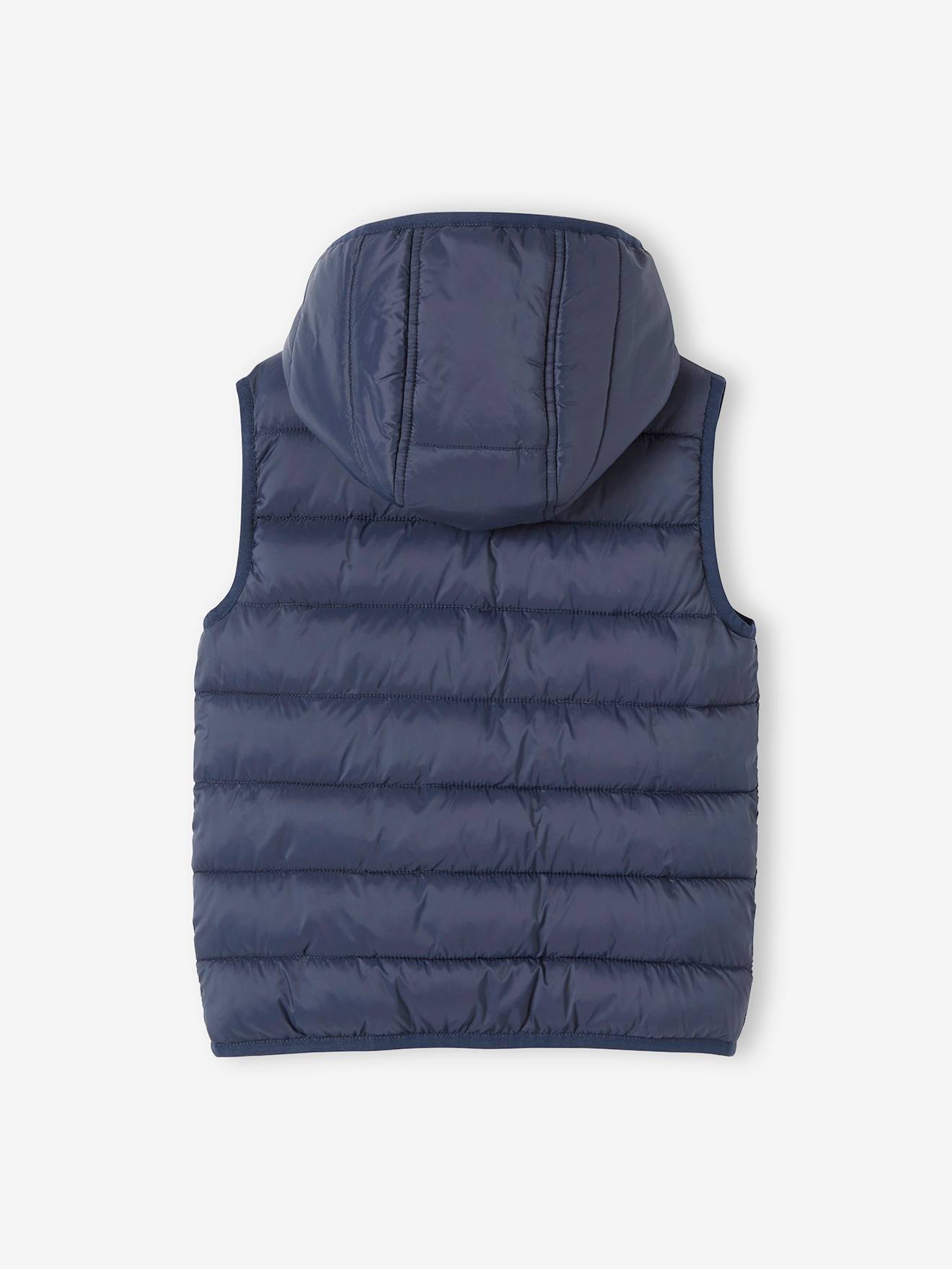 Parka 3 en 1 garçon mi-saison bleu grisé