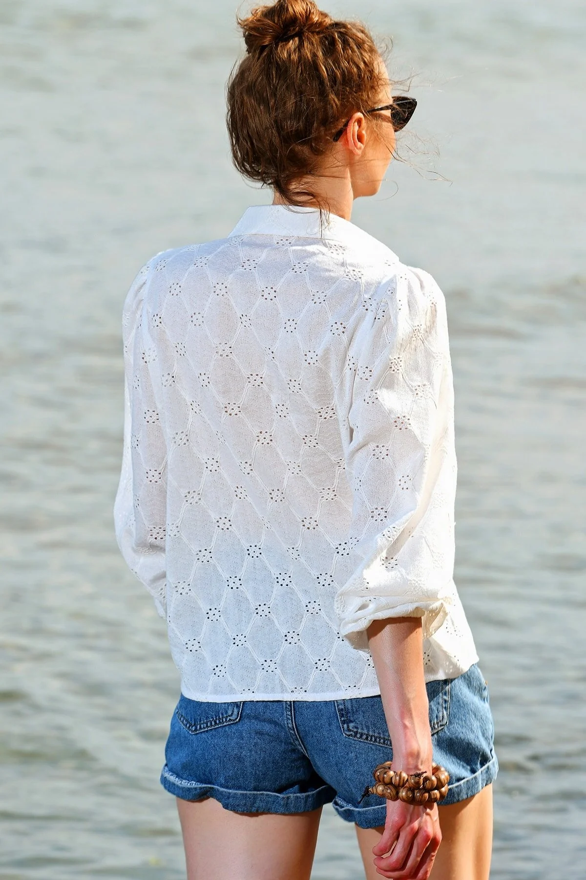 Trend Alaçatı Stili  Hemd - Weiß - Regular Fit