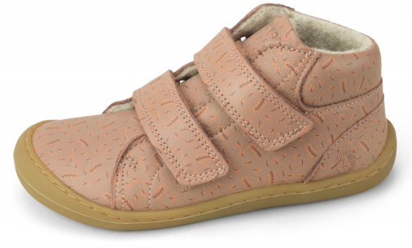 Telyoh bare ~ MidCut Leder Klettschuh Wollfleece ~ Feather
