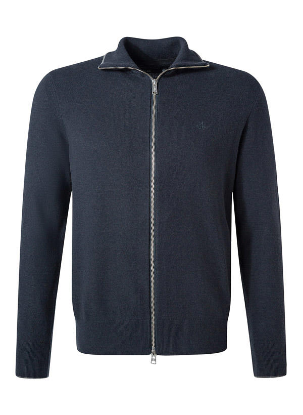 Marc O'Polo, Cardigan, Baumwolle-Schurwolle, dunkelblau