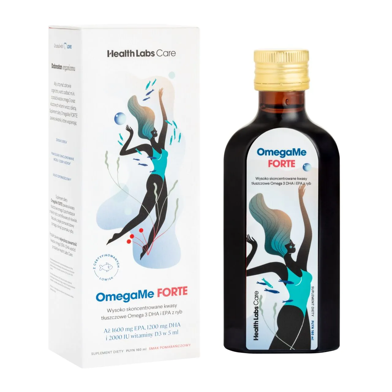 Health Labs OmegaMe Forte, tečnost