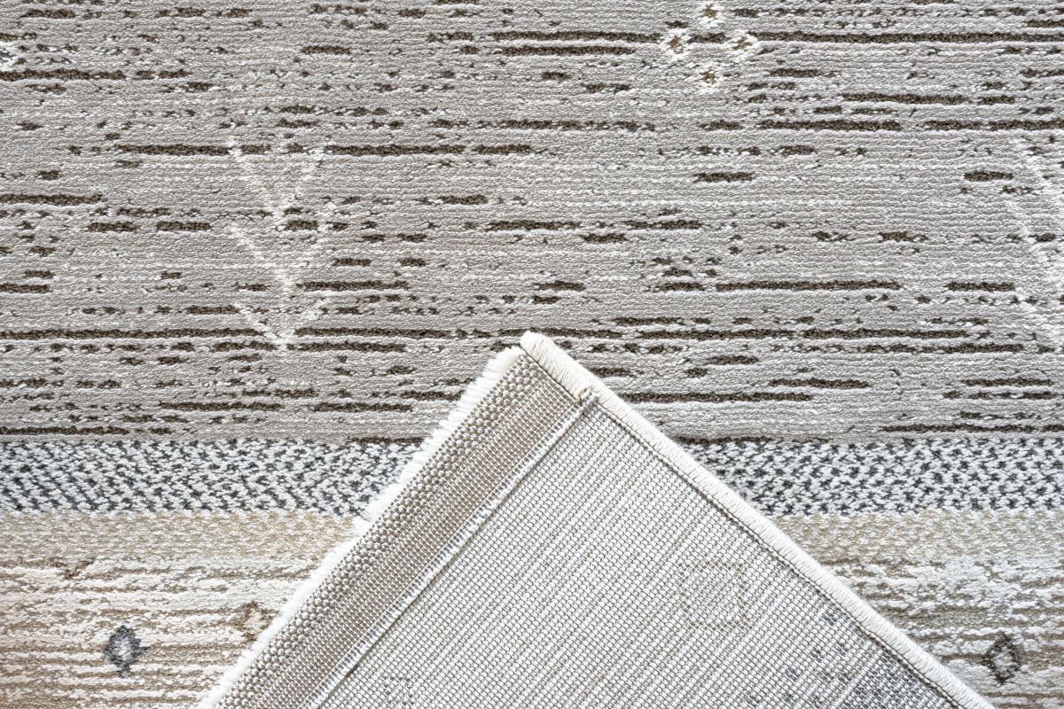 Webteppich Tuareg 2.0 Braun Grau 80 x 150 cm