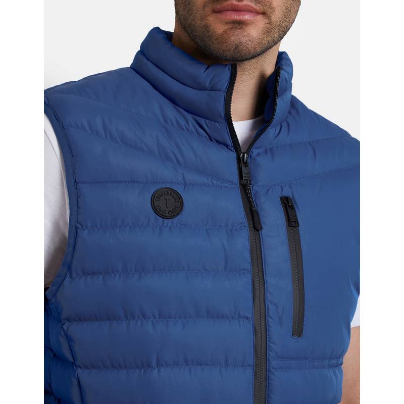Threadbare THB Jacket Gilet Hunnigan Steppweste Herren