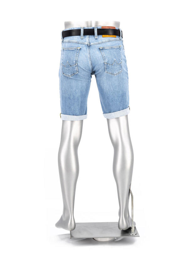 Alberto, Jeansshorts Slipe-K, Tapered Fit, Bio Baumwoll-Stretch, hellblau