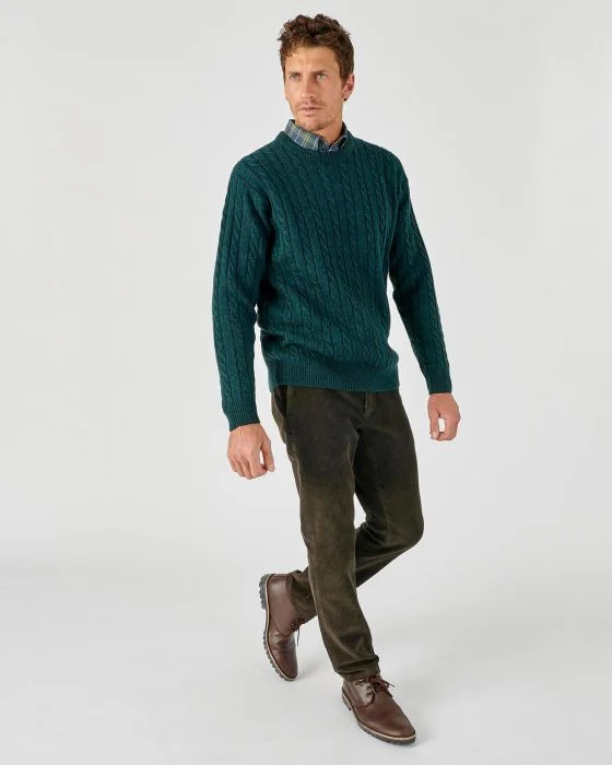 Pull maille torsades