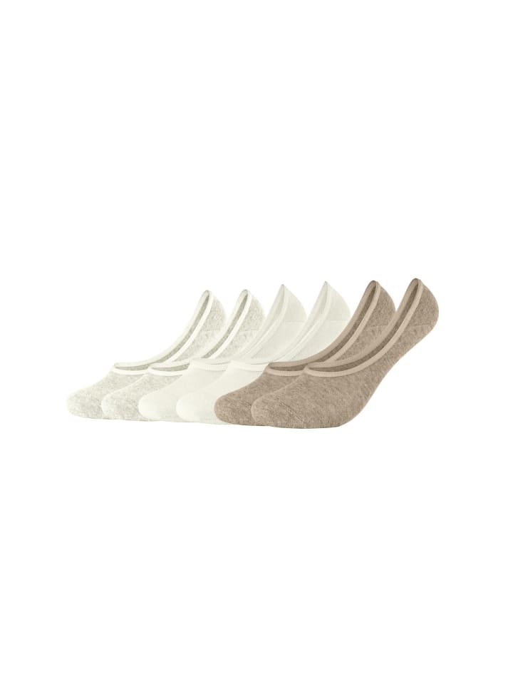 S. Oliver Füßlinge 6er Pack essentials in sand melange günstig kaufen