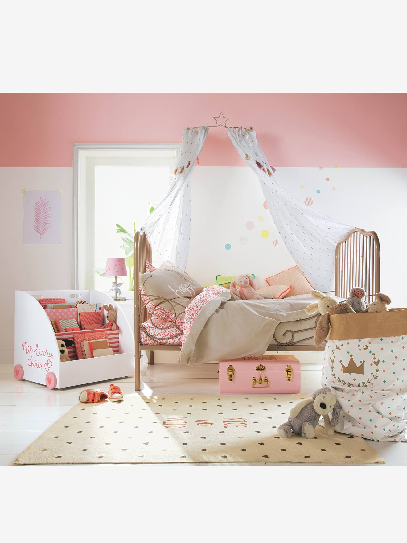 Lampe de chevet Licorne rose
