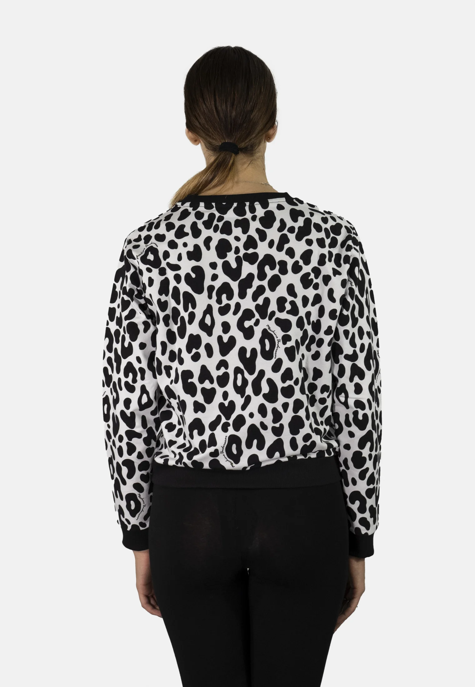 Sudadera Moschino Underwear ANIMALIER CREW NECK