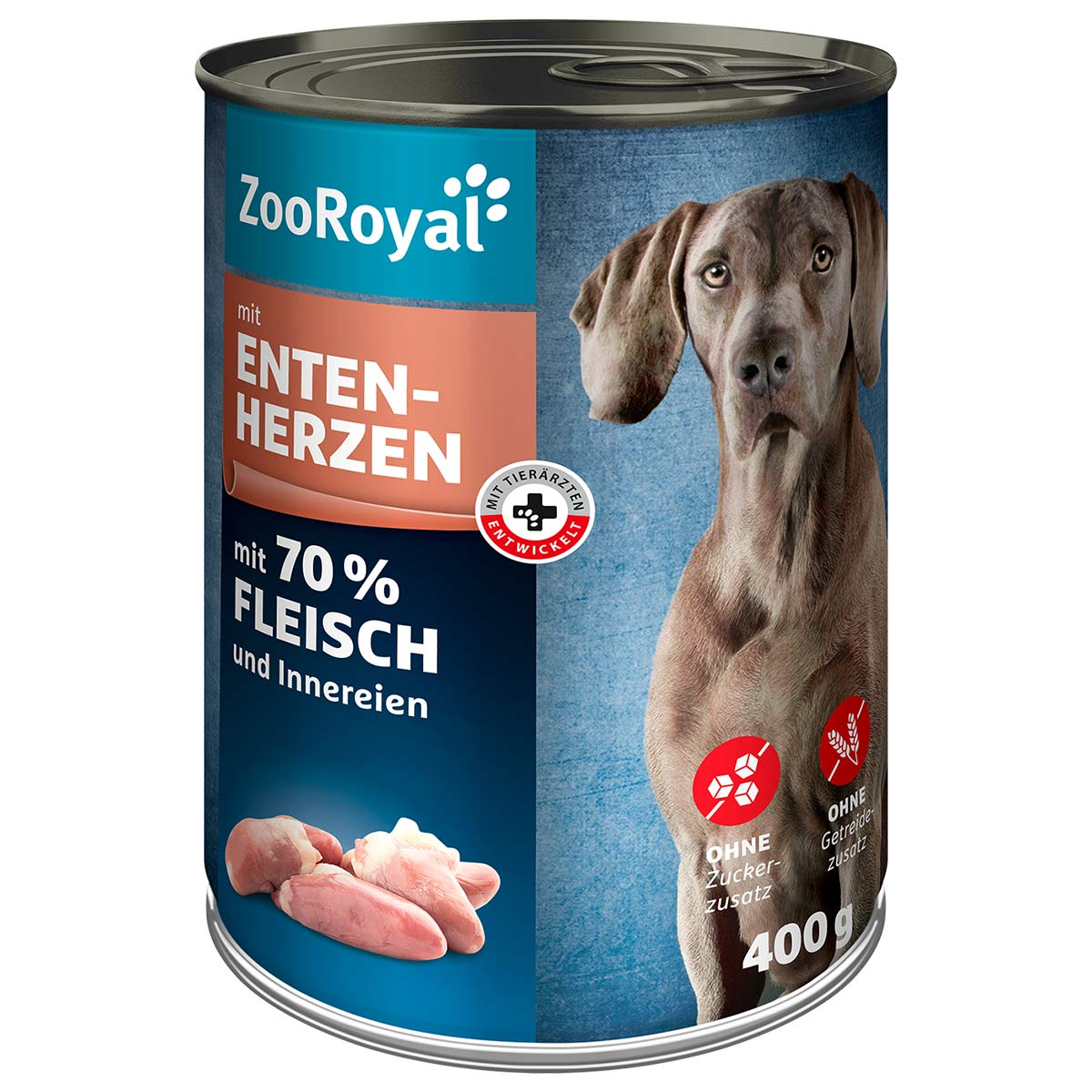 ZooRoyal Hunde-Nassfutter mit Entenherzen kaufen