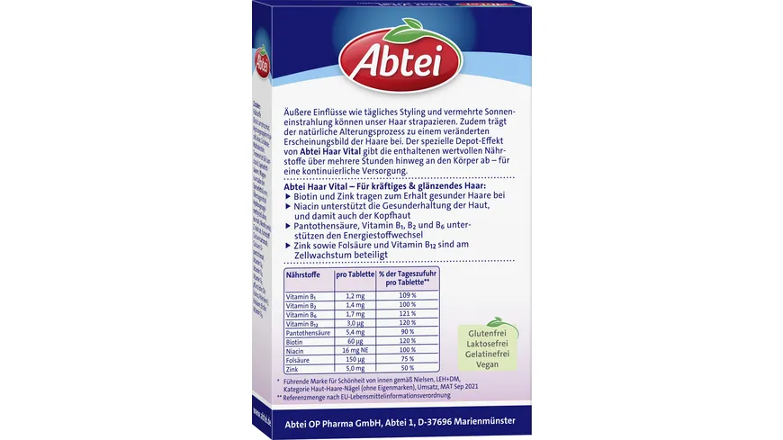 ABTEI Haar Vital 30 Kps
