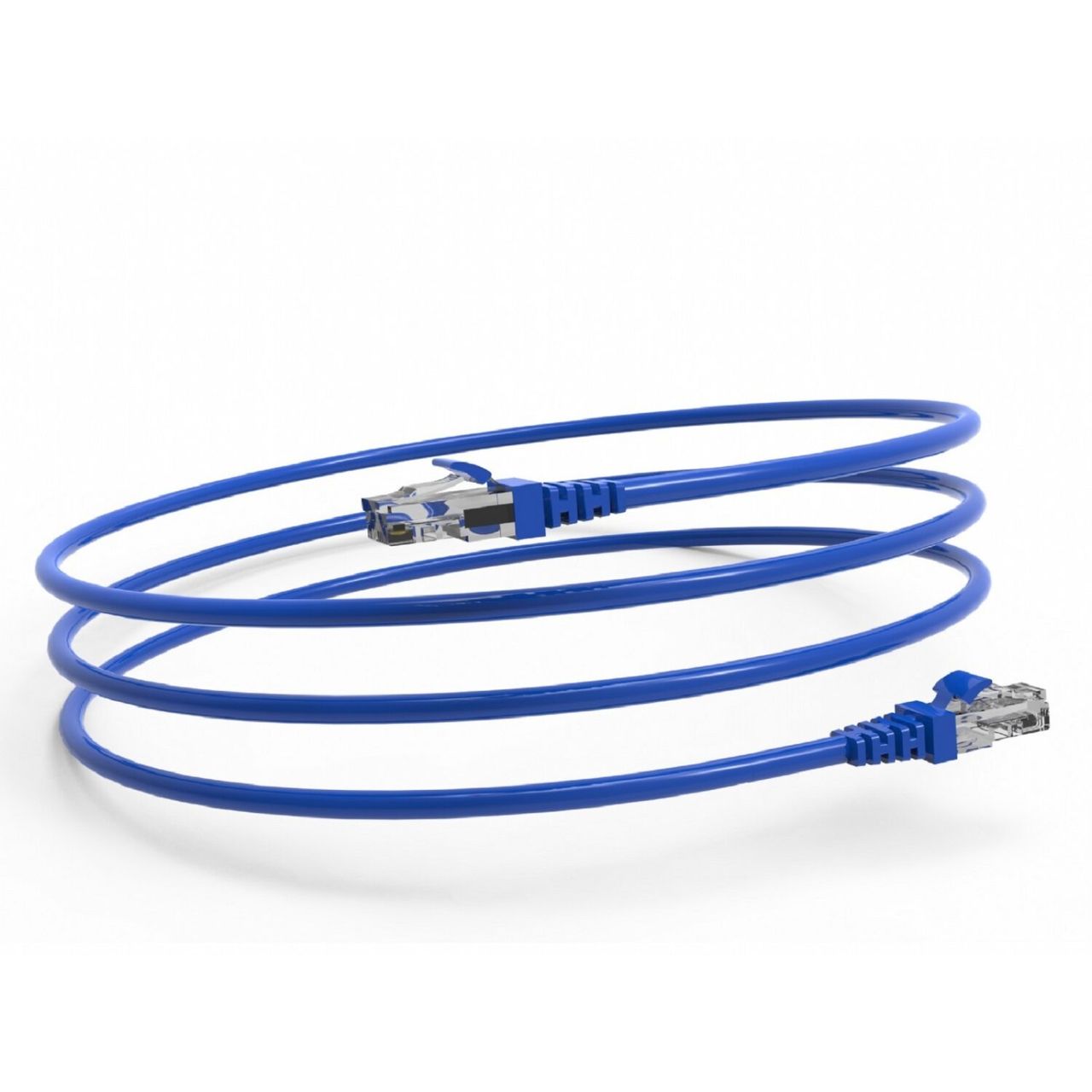 Inca ICAT6-03TM RJ45 Cat6 UTP Ethernetkabel LAN-Kabel Blau 3 Meter
