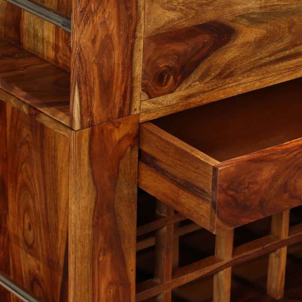 vidaXL Barschrank Barschrank Massivholz 85x40x95 cm