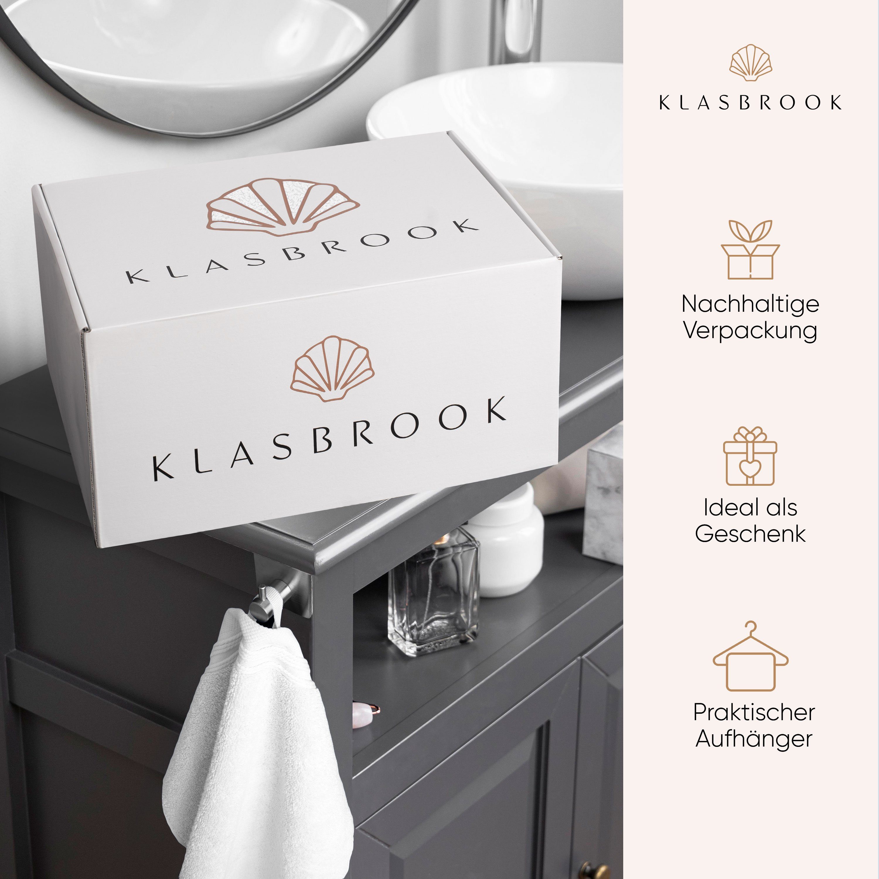 KLASBROOK Handtuch Set Linnea, (6-tlg), 2, 4 oder 6 teiliges Luxus Set, 100% Baumwolle, extra flauschig