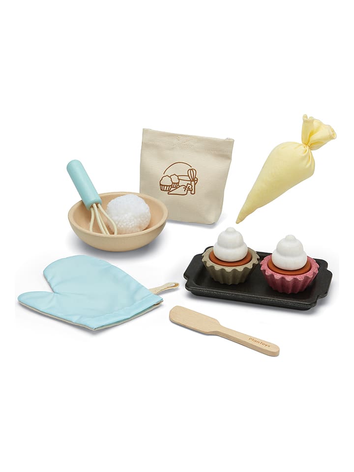 Plan Toys 7tlg. Cupcakes-Backset - ab 2 Jahren günstig kaufen onesize