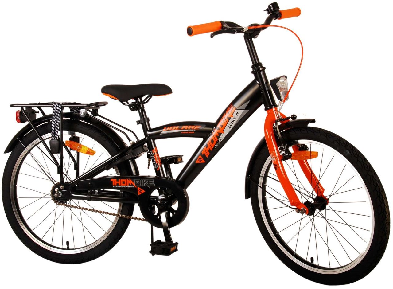 Volare Thombike Kinderfahrrad - Jungen - 20 Zoll - Schwarz Orange