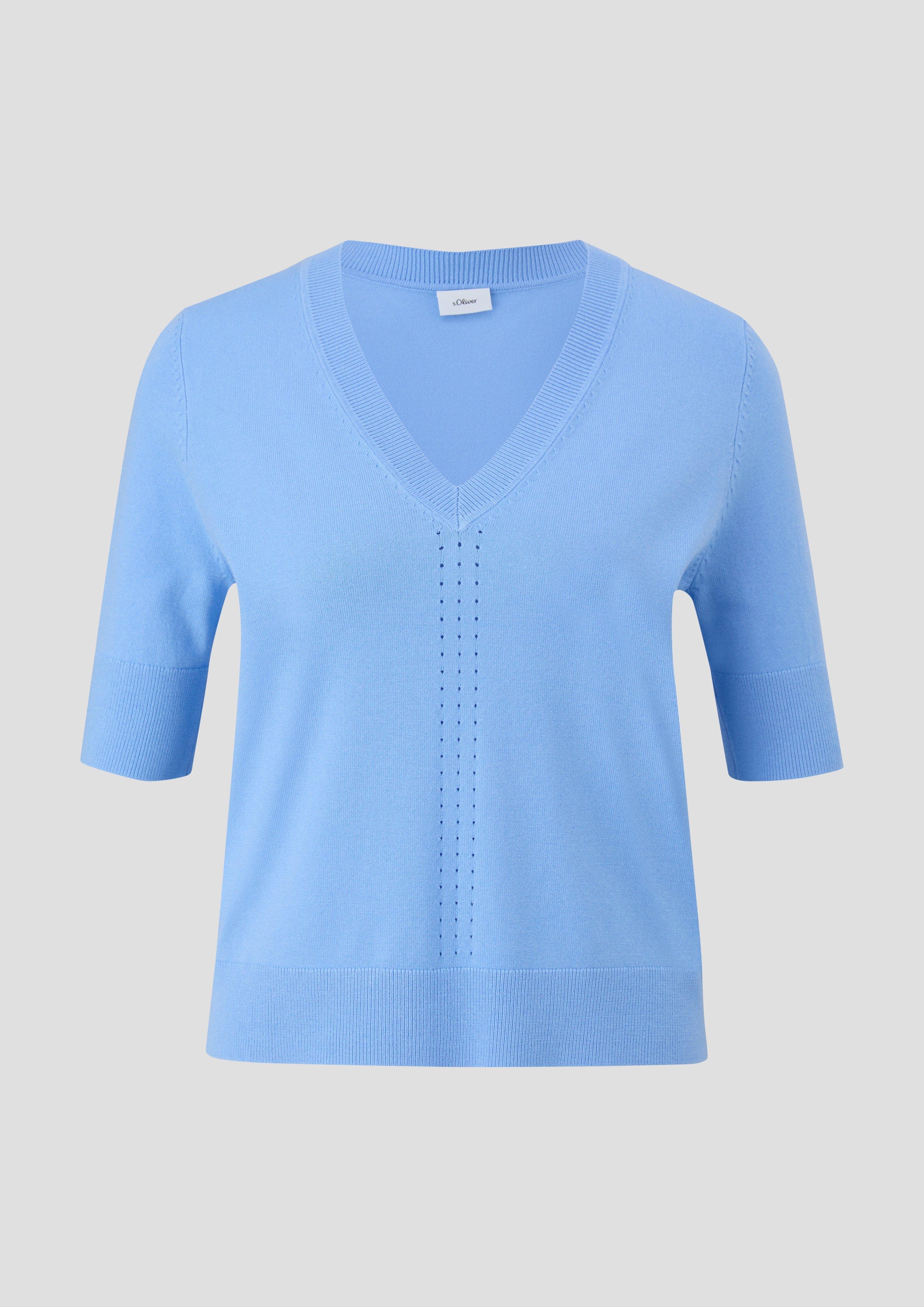 Strickshirt mit Lochmuster  2145579-5340