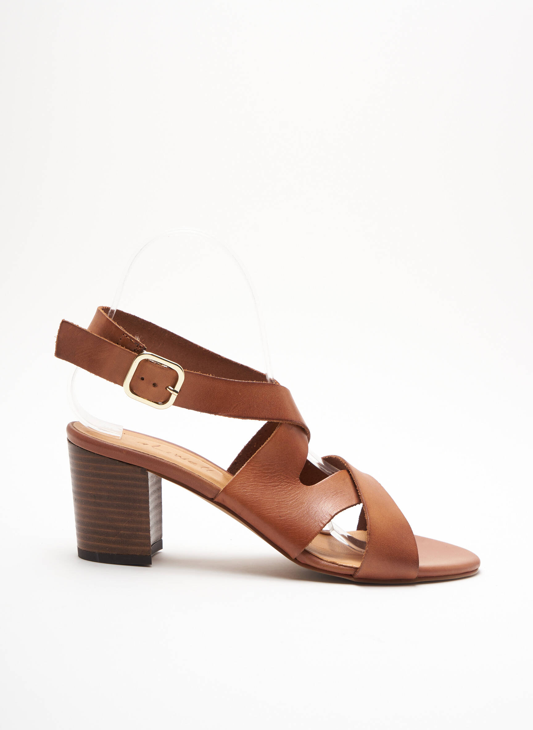 Aliwell Sandales Nu Pieds Femme couleur marron