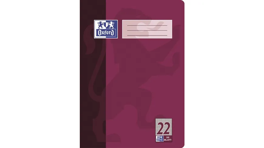 Oxford Heft A4 Lineatur 22 32 Blatt