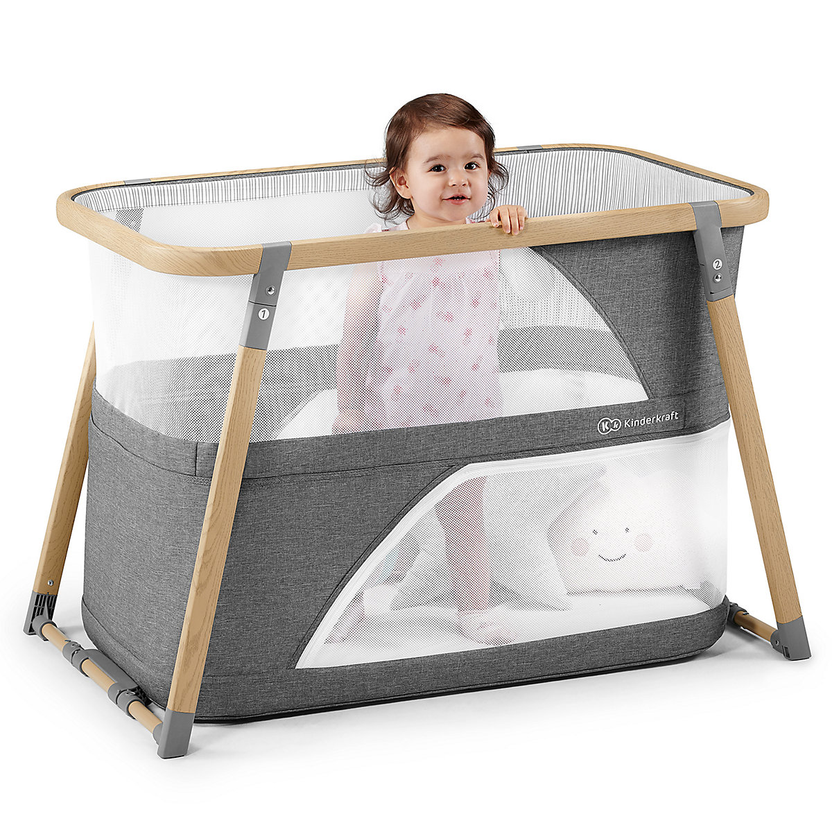 Reisebett Sofi, 4in1, grau