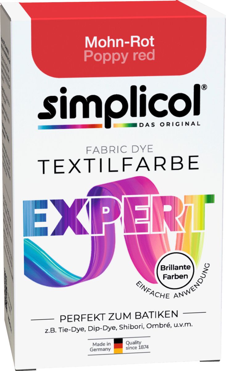 Textilfarbe Mohn-Rot, 150 g