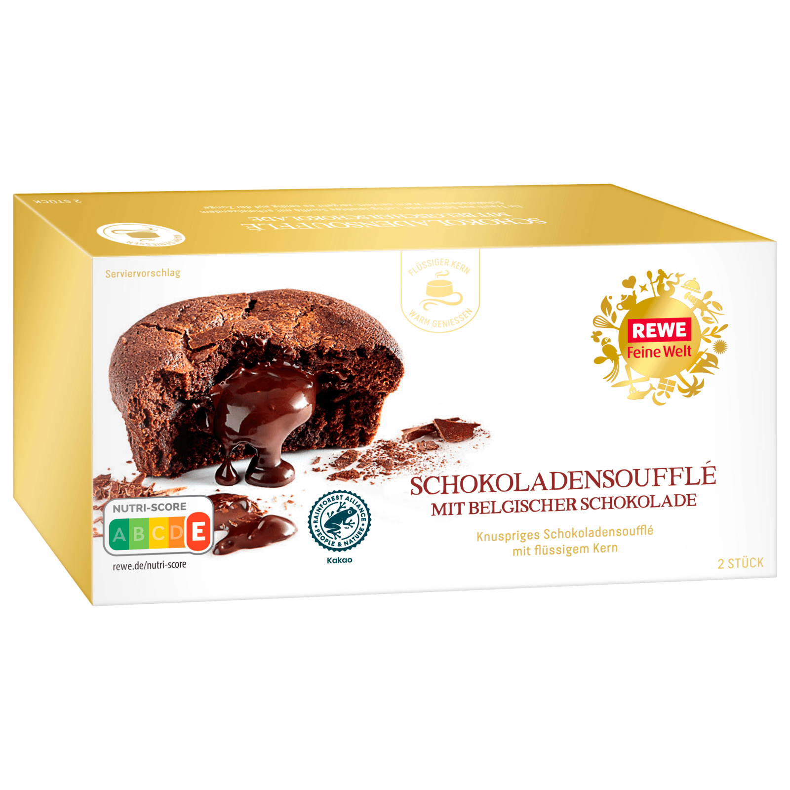 REWE Feine Welt Schokoladensoufflé 2x100g
