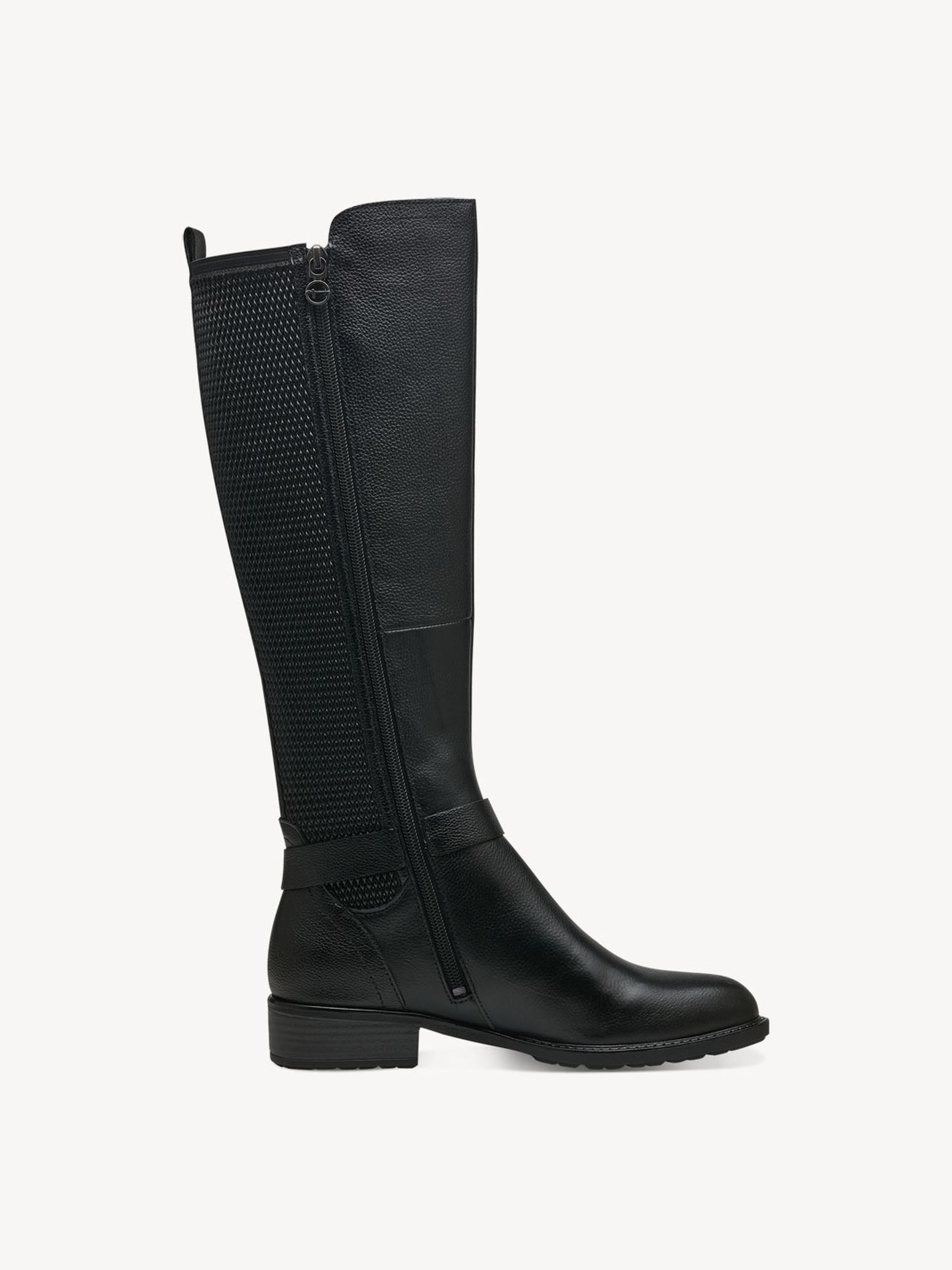 Bottes en cuir - noir