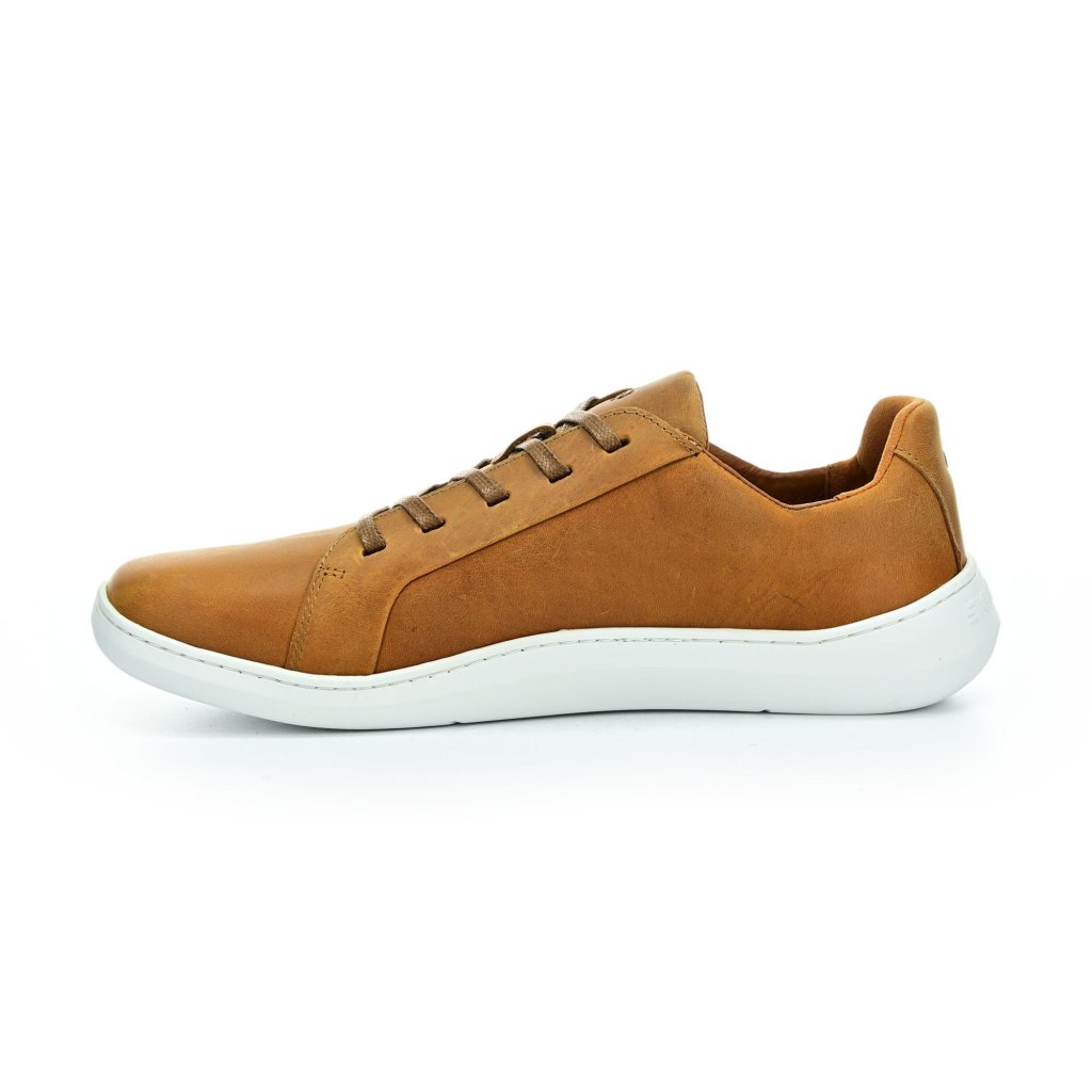 Skinners Moonwalker Leather Brown Barfußsneakers