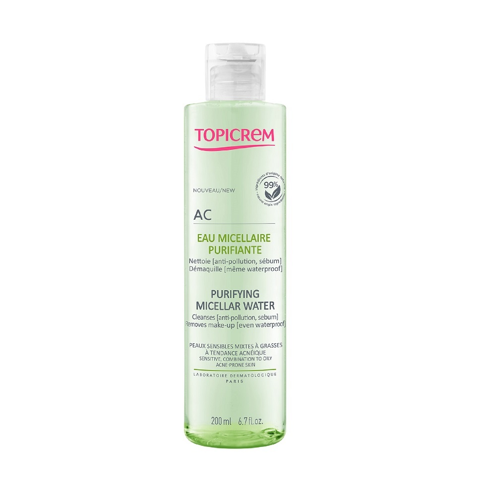topicrem AC Control Eau Micellaire Purifiante 200ml Eau Micellaire