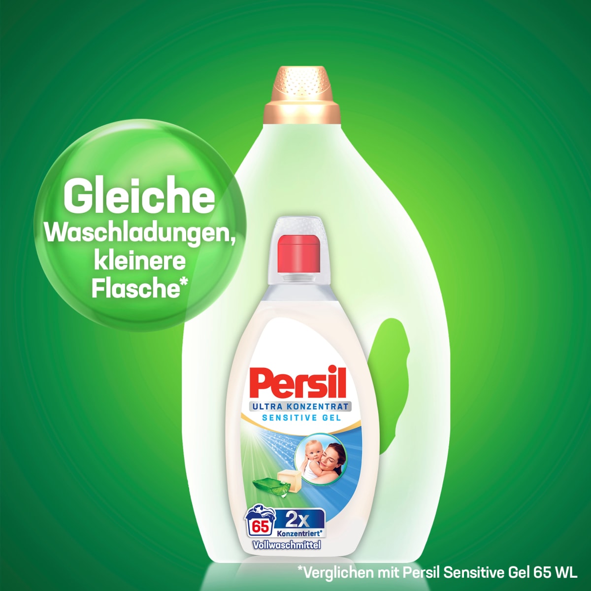 Vollwaschmittel Sensitive Gel Ultra-Konzentrat, 130 Wl