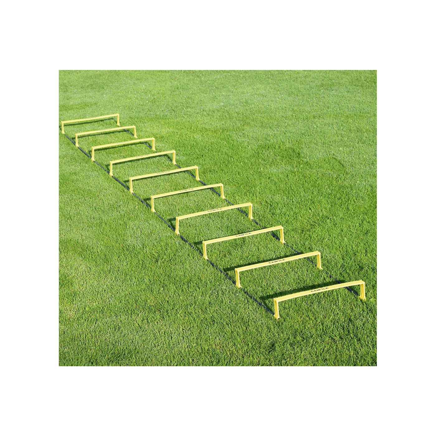 Cawila Step-Koordinationsleiter 6 Stege Gelb