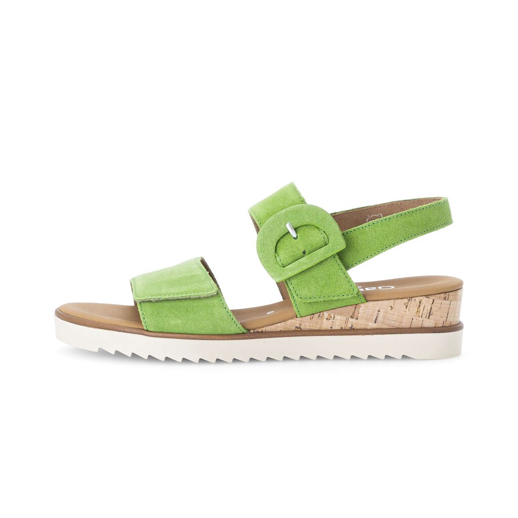 Gabor comfort Keilsandalette grün