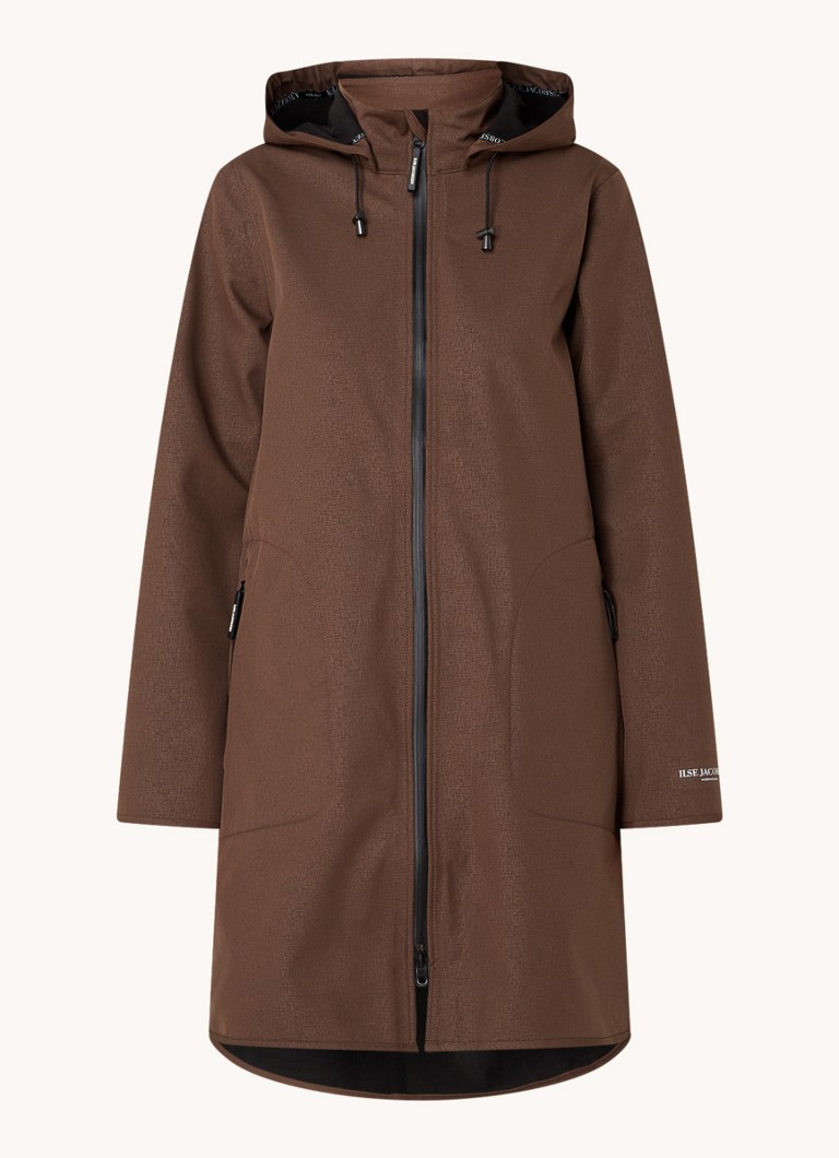 Veste imperméable softshell Ilse Jacobsen Rain128 avec capuche amovible