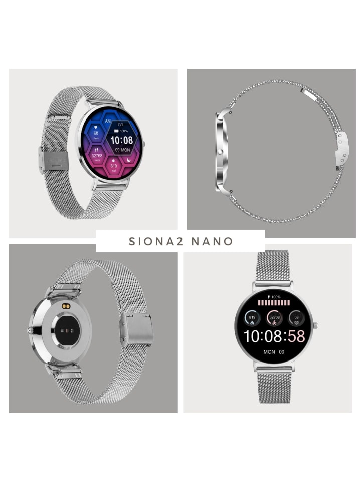 XCOAST Smartwatch SIONA 2 Nano Silber günstig kaufen onesize
