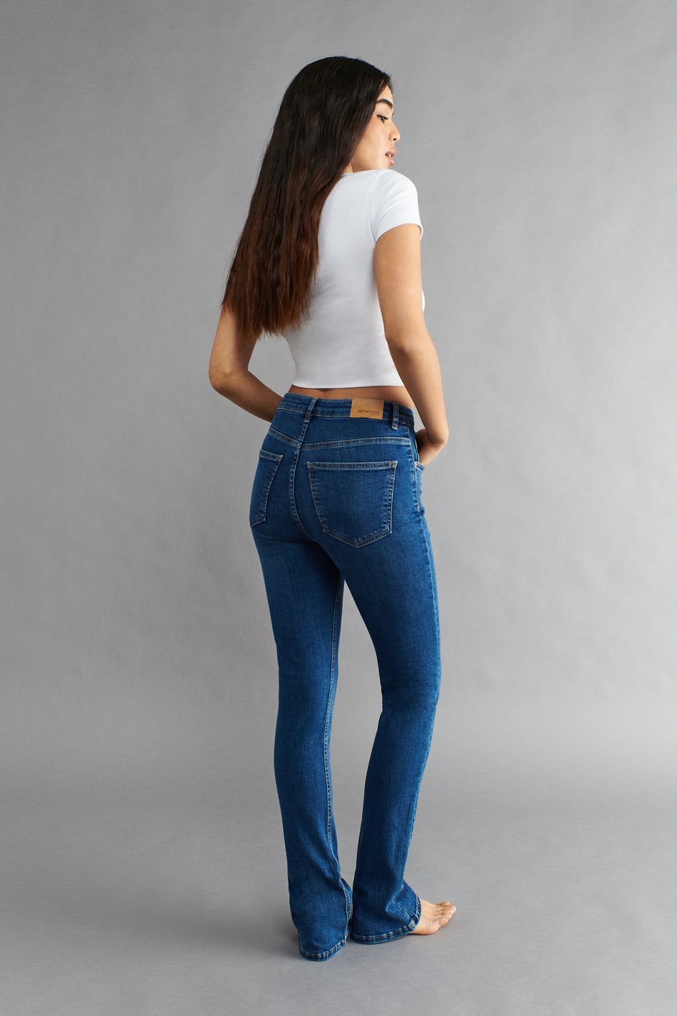 Slim bootcut jeans