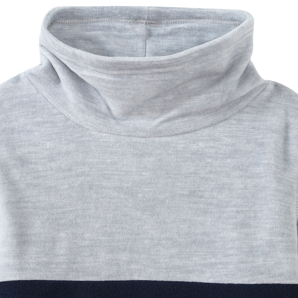 Jungen Fleeceshirt mit Farbteiler
