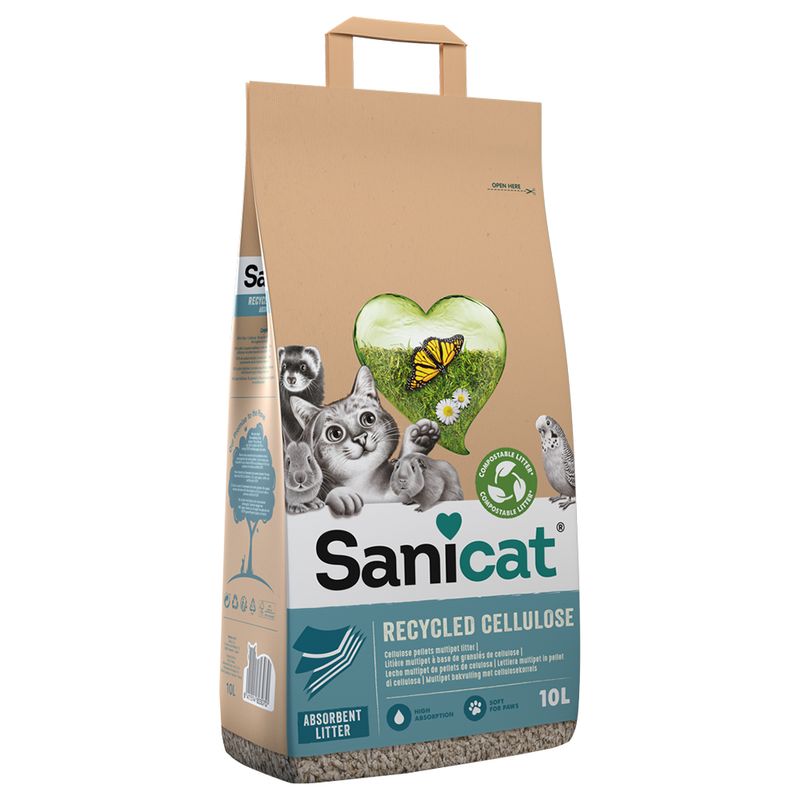 Sanicat Cellulose Katzenstreu zu TOP-Preisen