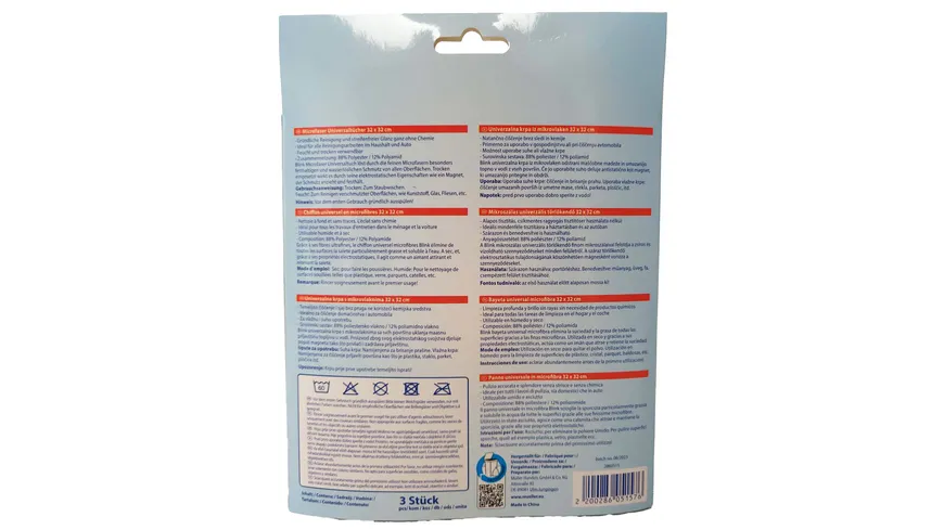 Blink Microfaser Universaltücher 3er Pack