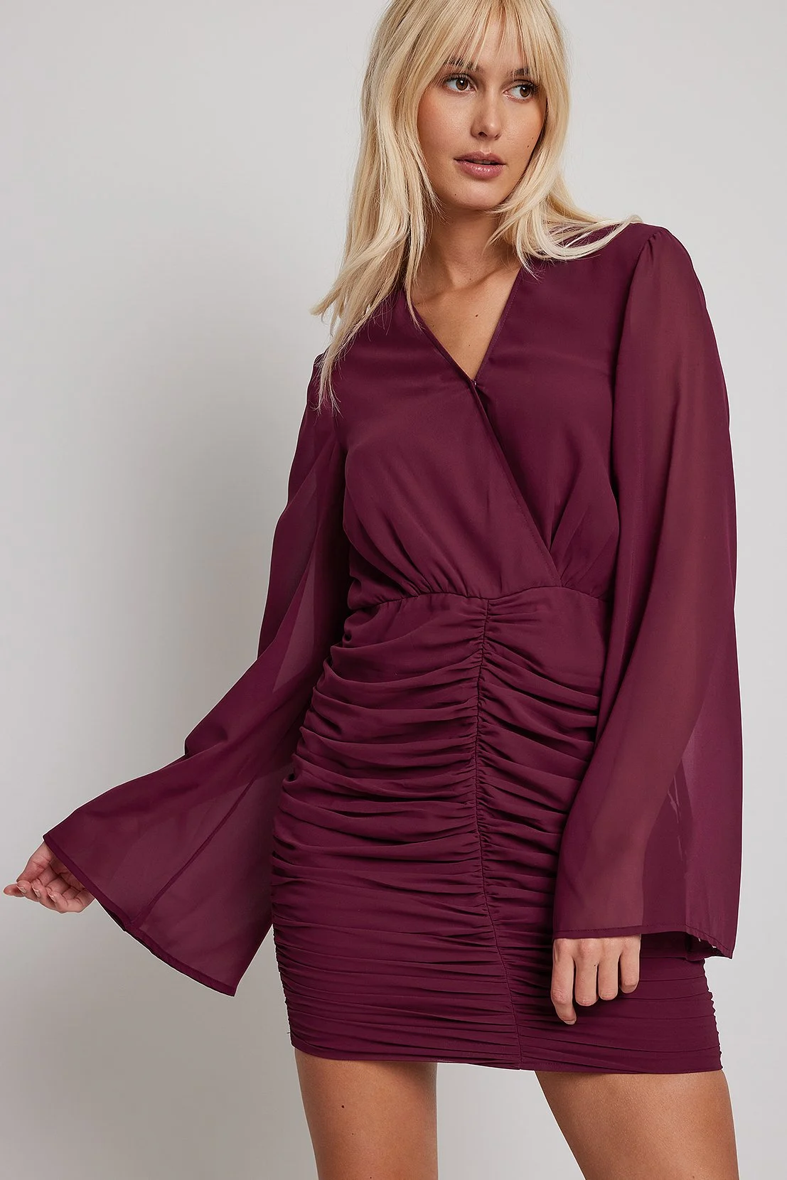 Minikleid aus Chiffon