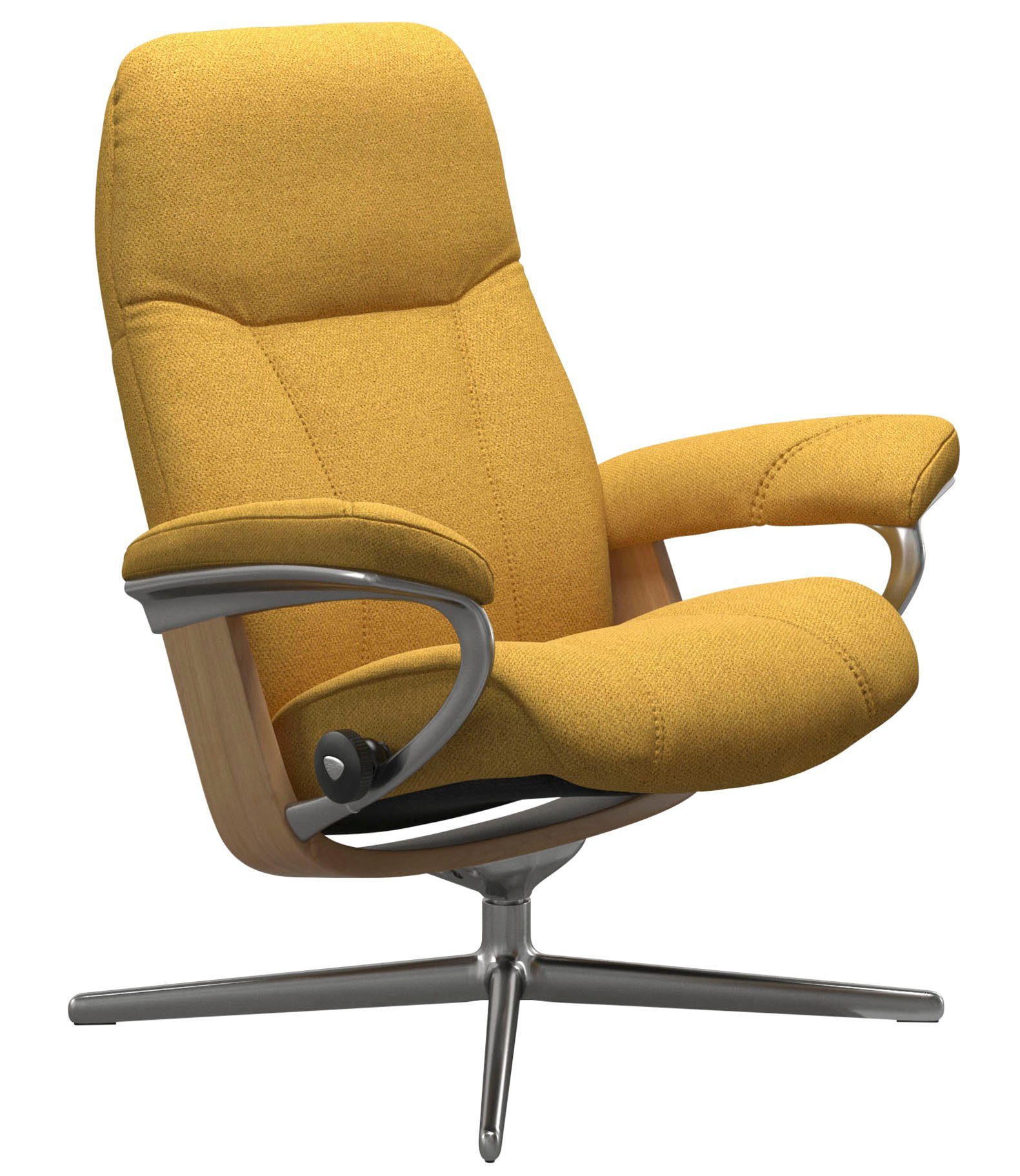 Stressless® Relaxsessel Consul, mit Cross Base, Größe S, M & L, Holzakzent Eiche
