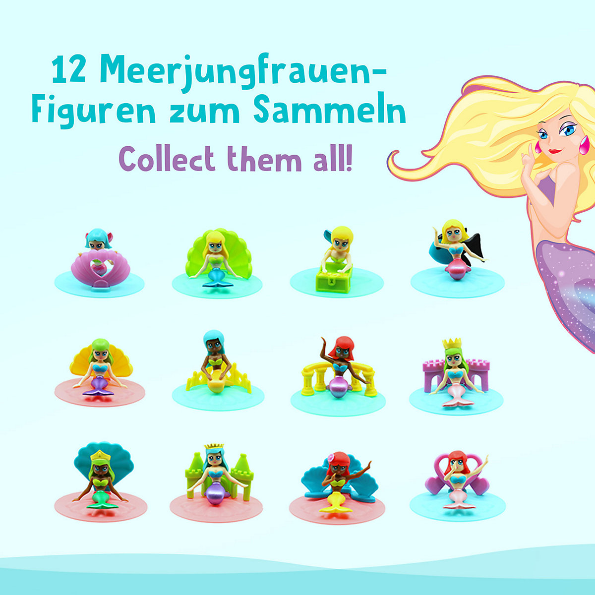 SLIMY® Mermaid Collectible - 155g Original Slimy Slime Spielmasse in zwei Farben inkl. lustiger Meerjungfrau Sammelfigur