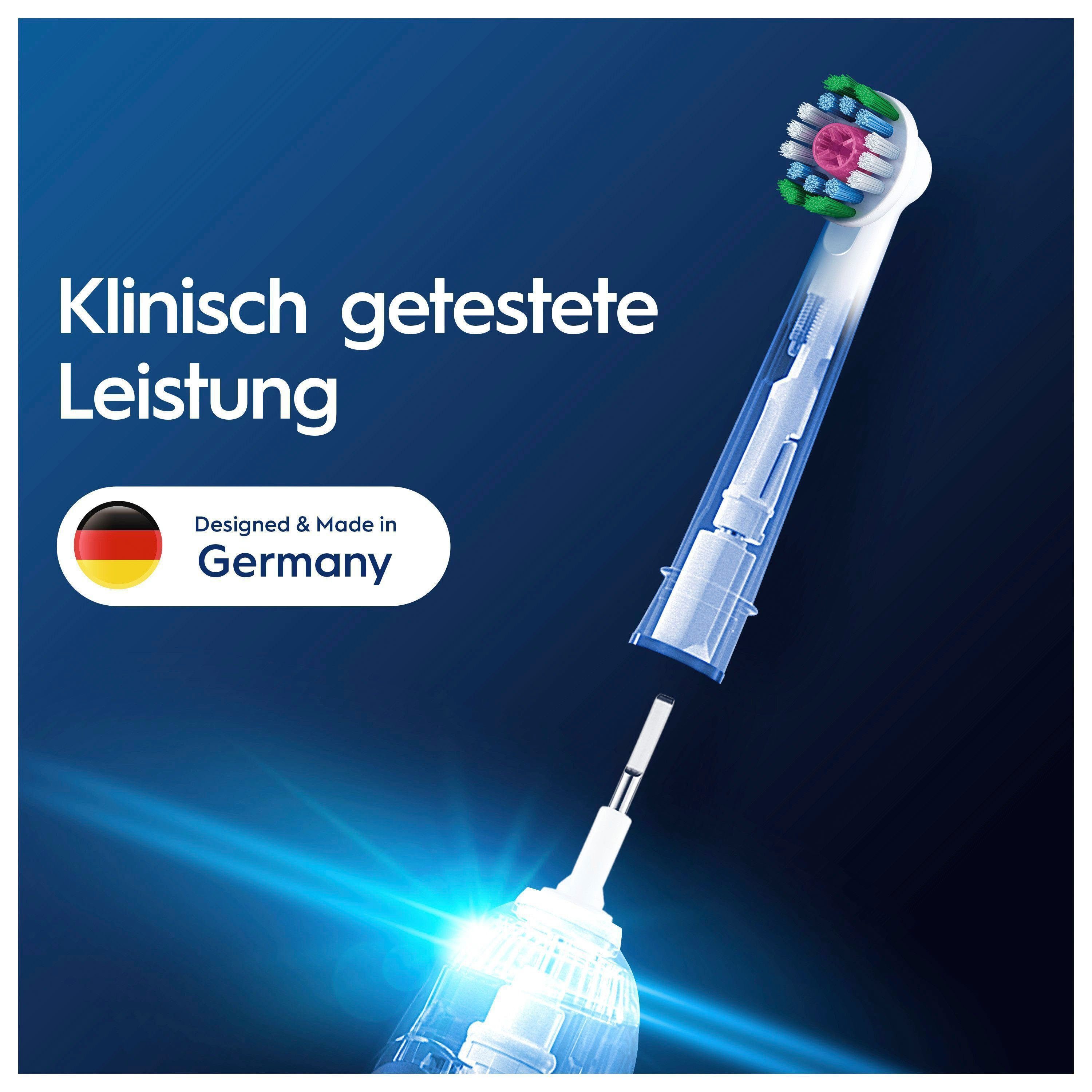 Oral-B Aufsteckbürsten Pro 3D White, X-förmige Borsten