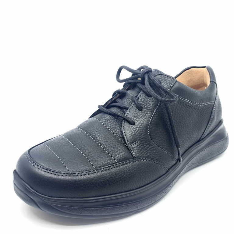 GANTER Komfort Schnürer schwarz