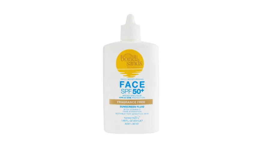 bondi sands SPF 50+ Fragrance Free Face Fluid 50 ml