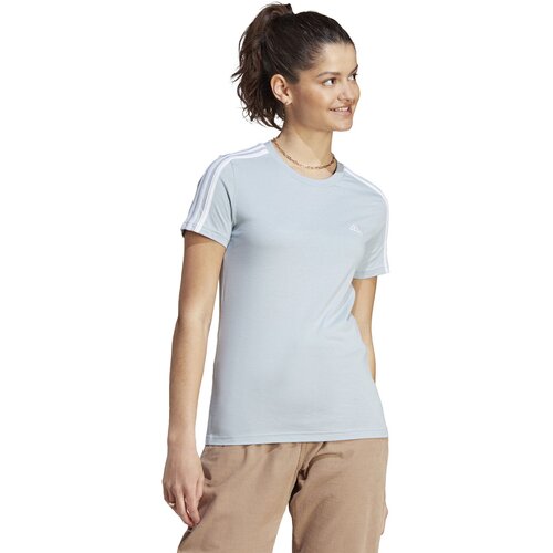 DAMEN SHIRT LOUNGEWEAR ESSENTIALS SLIM 3-STREIFEN