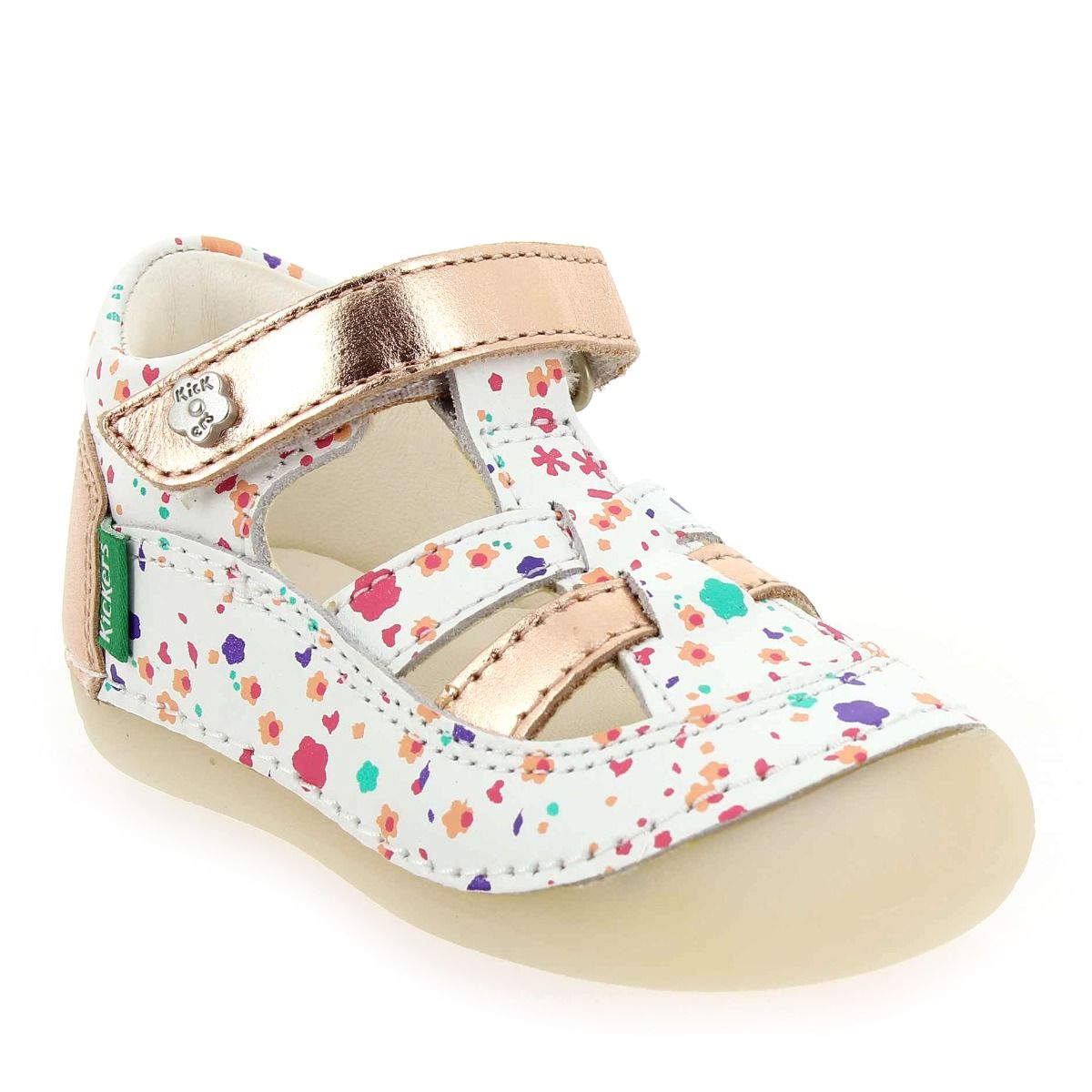 Kickers  SUSHY BLOSSOM - Blanc Multi