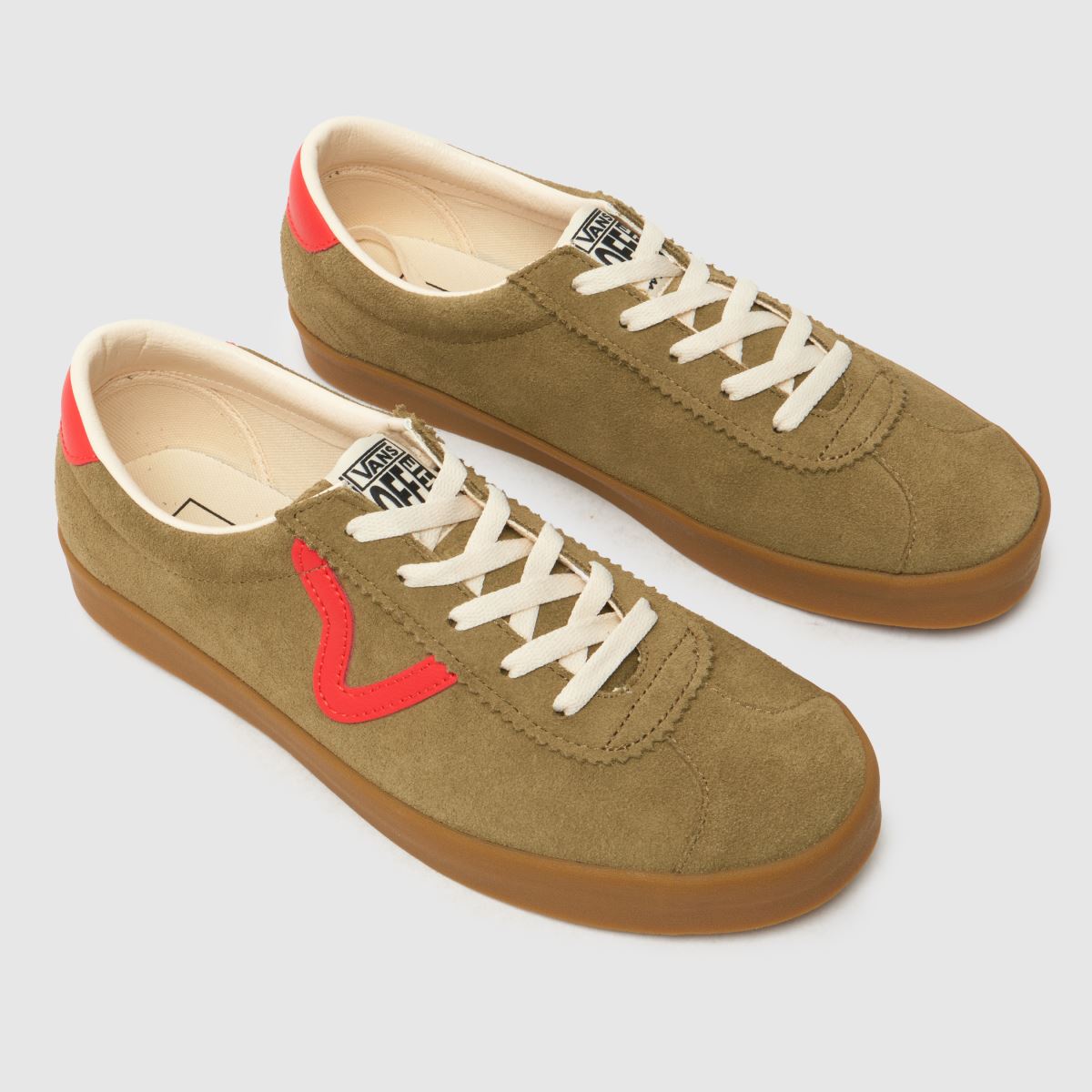 Vans Sport – Låga sneakers i grönt och flerfärgat